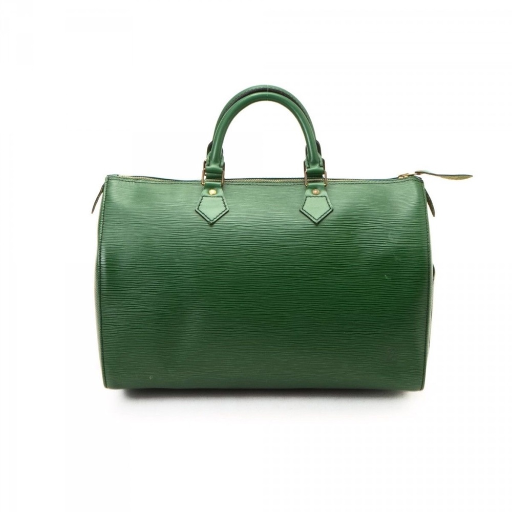 Louis Vuitton GREEN Epi Speedy 35
